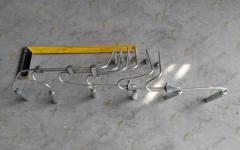 Трубка топливная высокого давления на переходной тнвд (евро 3 на евро 2) компл 6 шт.